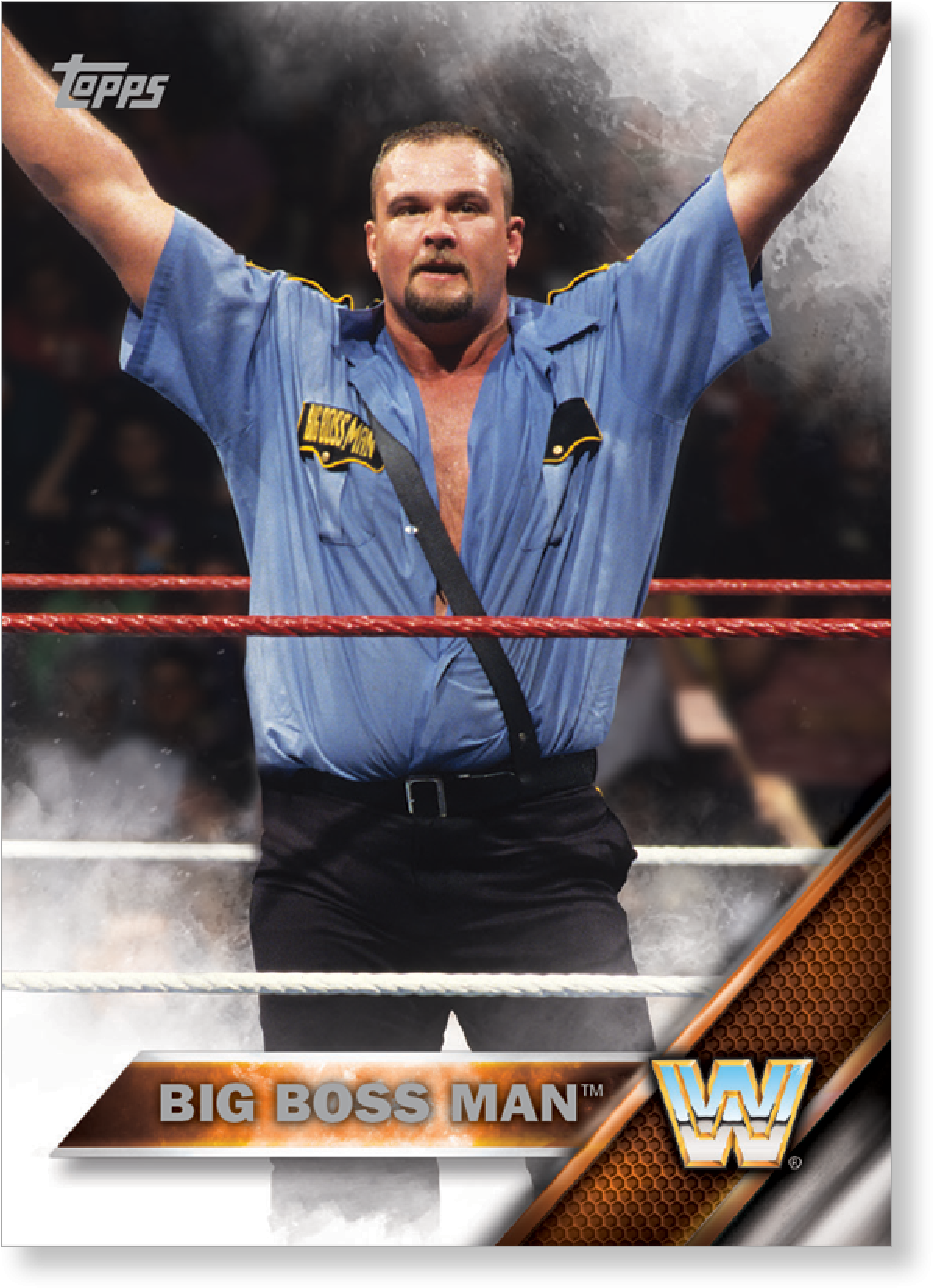 Big Boss Man 2016 Topps Wwe Now, Then And Forever Base - 2016 Topps Wwe Base Cards Topps (2000x2000), Png Download
