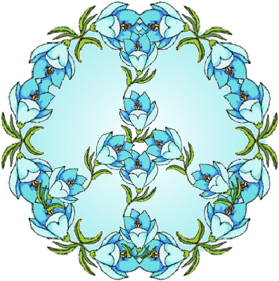 Pastel Blue Flowers Png (400x408), Png Download