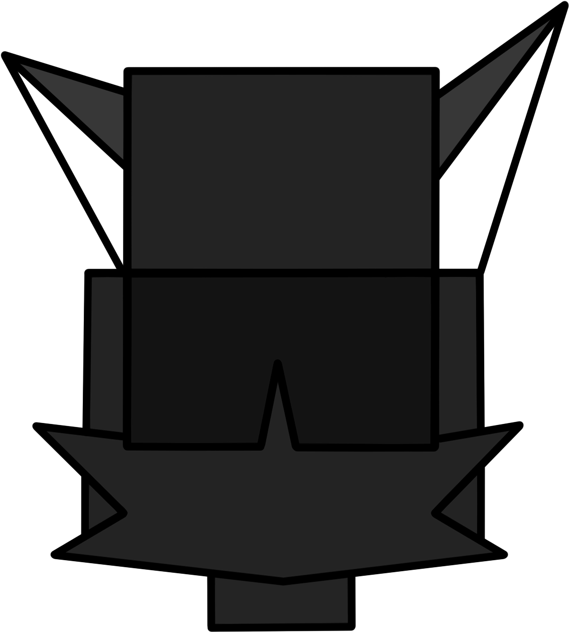 Unknown Fox Front Head - Portable Network Graphics (1280x1600), Png Download