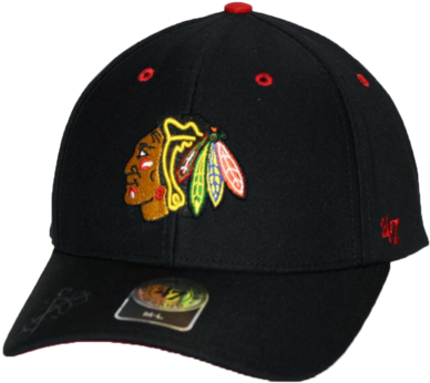 Chicago Blackhawks Big Boss Flexfit Hat - Chicago Blackhawks '47 Nhl '47 Line Change Contender (421x480), Png Download