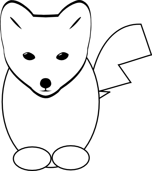 Fox Svg Clip Arts 528 X 595 Px (528x595), Png Download