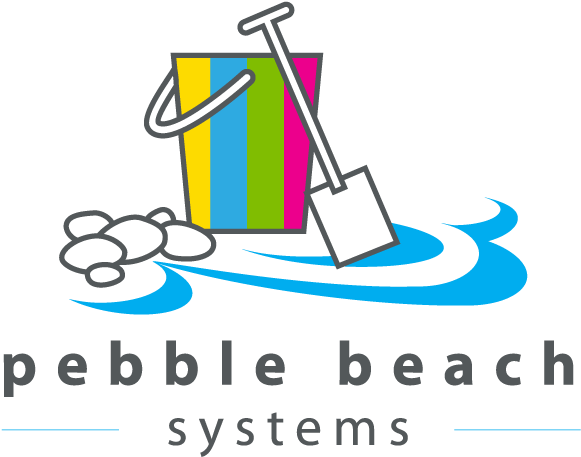 Pebble Beach Systems Logo (595x466), Png Download