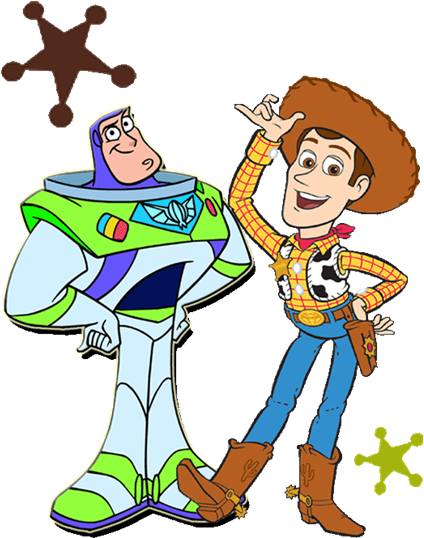 Toy Story Clipart Buz - Toy Story Woody Clipart (486x600), Png Download
