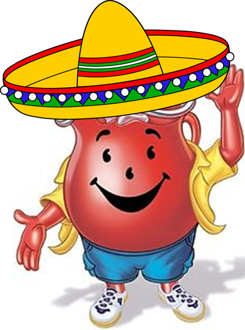 Happy Birthday Kool Aid Man (483x650), Png Download
