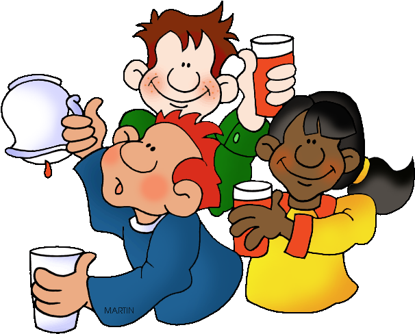 Beverage Clipart Kool Aid - Drinking Water Clipart Transparent (648x515), Png Download
