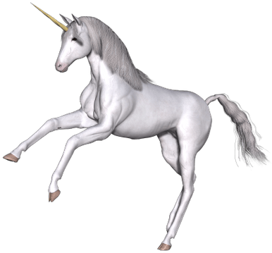 Full White Unicorn Front Legs Up - Unicorn Legs (400x400), Png Download