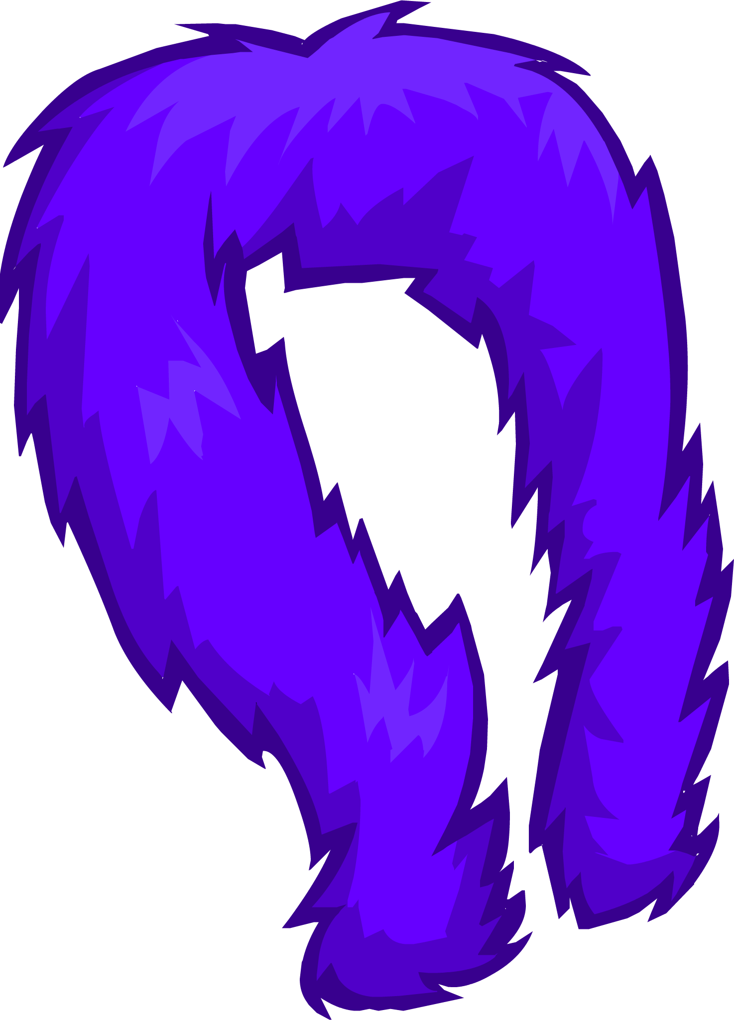 Purple Feather Boa Icon - Clip Art Feather Boa (1474x2049), Png Download