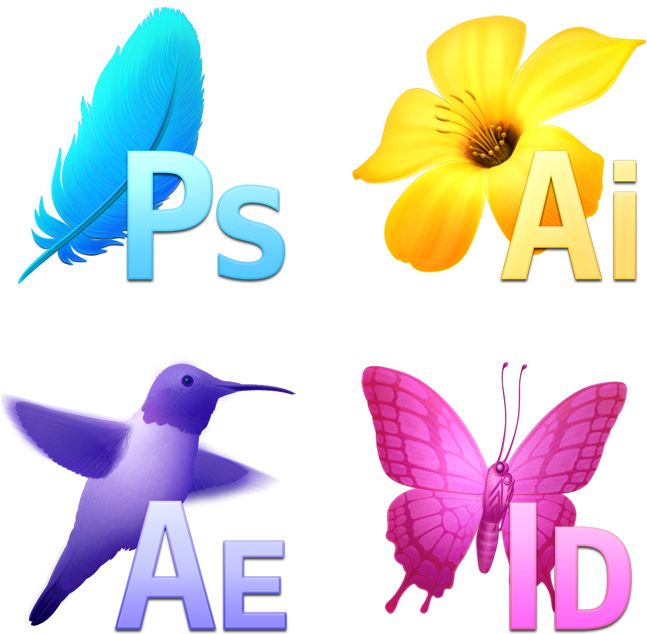 Shep's Adobe Icons - Icons Adobe (750x650), Png Download
