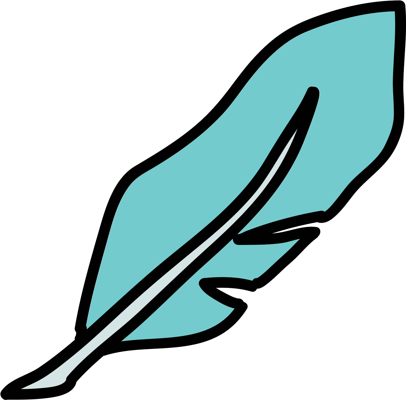 Icon Free Download And - Feather (1600x1600), Png Download