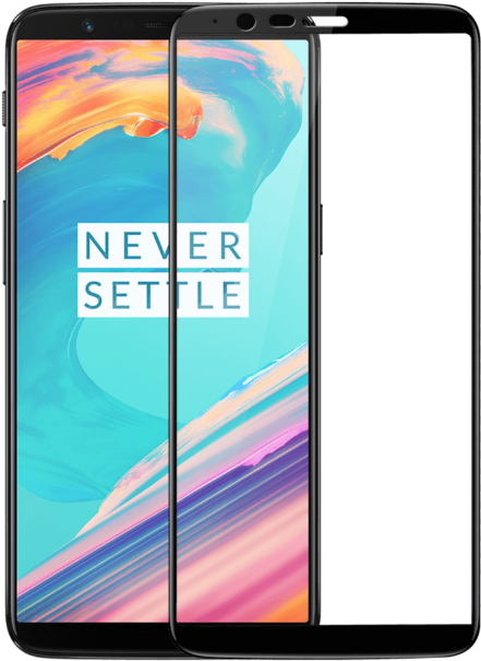 3d Tempered Glass Oneplus 5t Screen Protector - Oneplus 5t Vs Mate 10 Pro (840x840), Png Download
