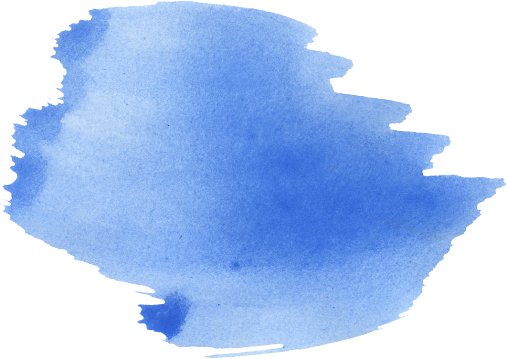 Blue Watercolor Png - Watercolor Painting (1024x724), Png Download