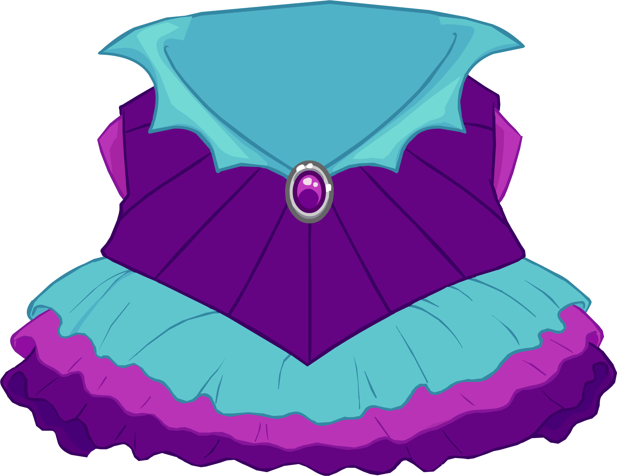 Spider Queen Dress Icon - Wikia Club Penguin Vestidos (1999x1541), Png Download