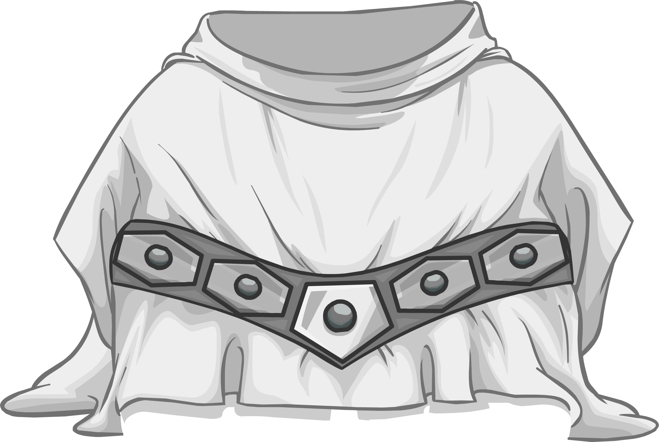 Princess Leia Dress Icon - Club Penguin White Robe (2238x1502), Png Download