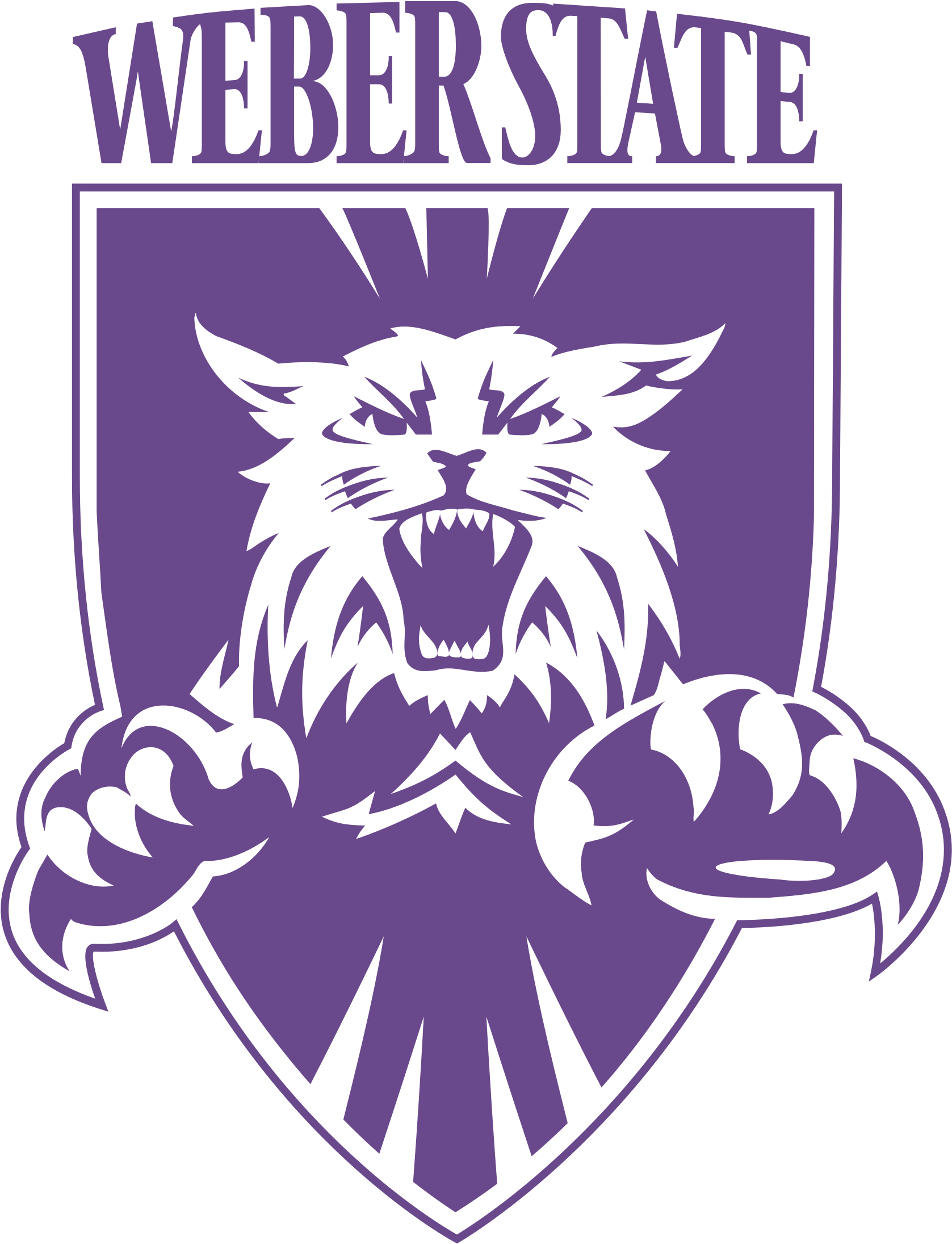 Free Stock Weber State Wildcats Logo Png Transparent - Weber State University (2400x2400), Png Download