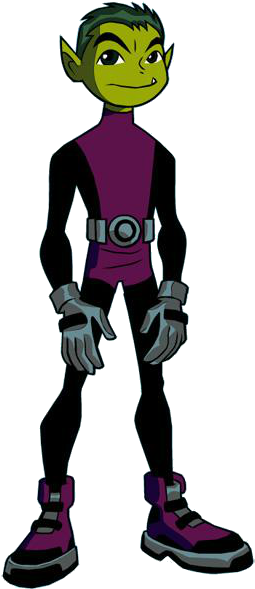 Beast Boy Teen Titans - Teen Titans 2003 Beast Boy (268x604), Png Download