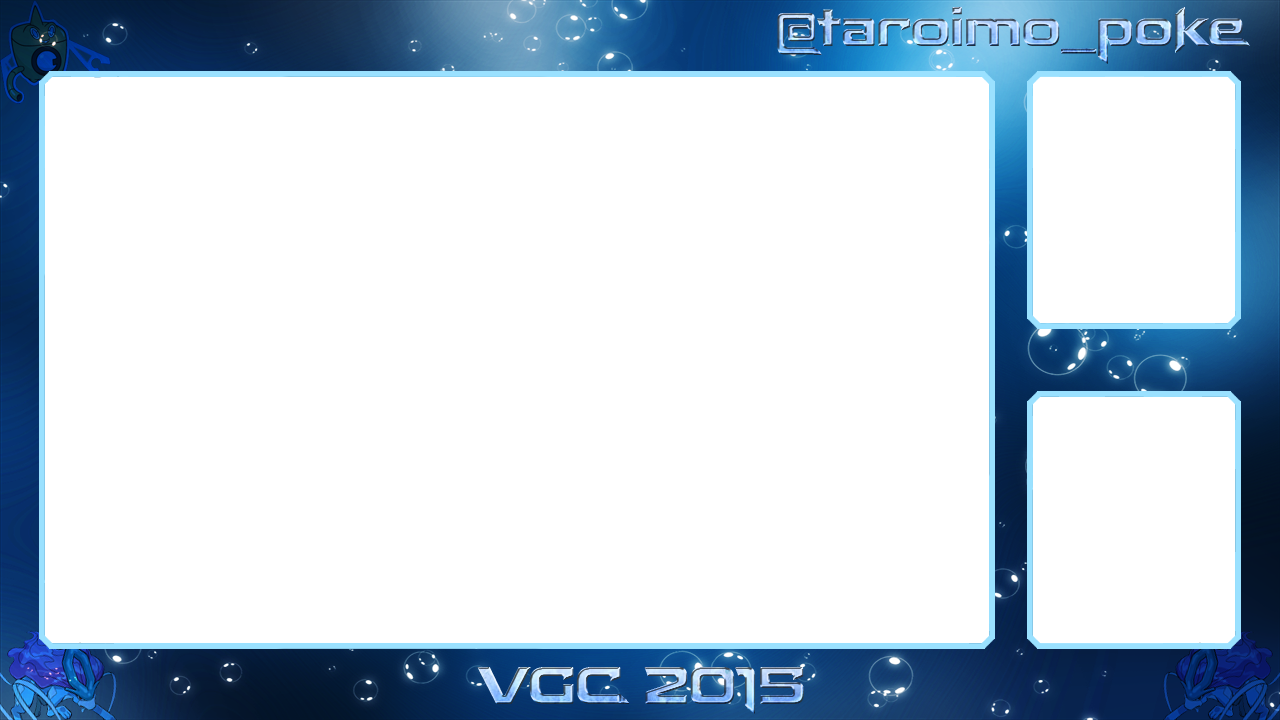 Download Related Keywords Youtube Facecam Border Maker - Blank Twitch Overlay Pokemon (1280x720), Png Download