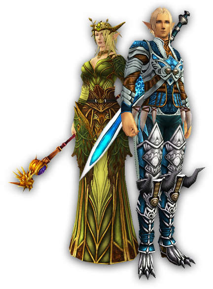 Elves - Runes Of Magic Elves (432x587), Png Download