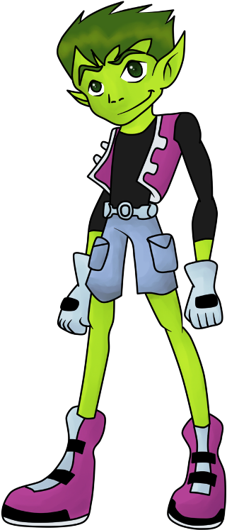 Beast Boy Photo-tgg429 - Dibujos De Chico Bestia (600x800), Png Download