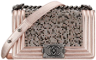 Boy Nbsp Chanel Flap-sheet - Chanel Boy By Night (550x386), Png Download