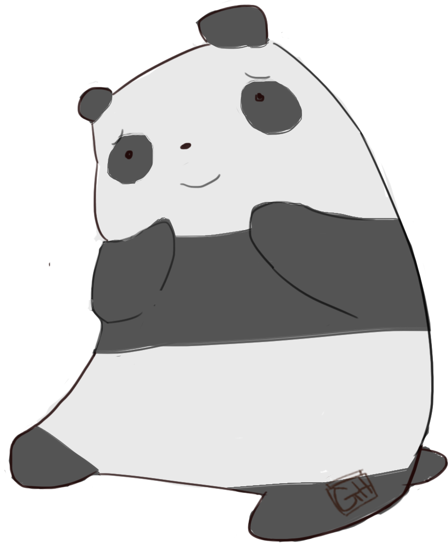We Bare Bears Pan-pan Vinyl Sticker - We Bare Bears (1051x1179), Png Download