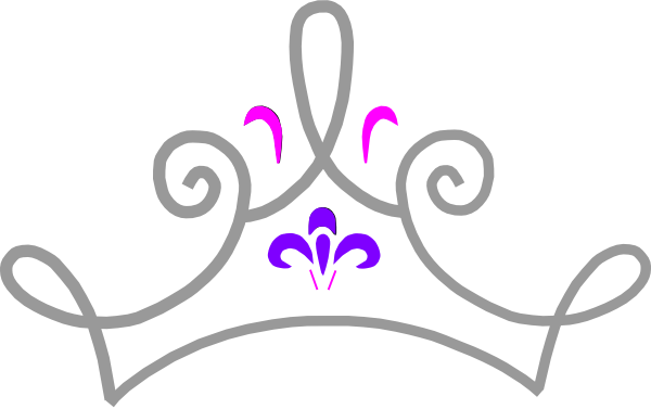 Princess Crown Clip Art At Clker - Gold Princess Crown Clipart (600x377), Png Download