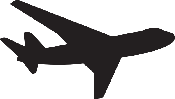 In Air France Mag - Airplane Silhouette Png (600x340), Png Download