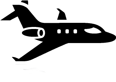 Full Aircraft Detailing - Private Jet Icon (471x347), Png Download