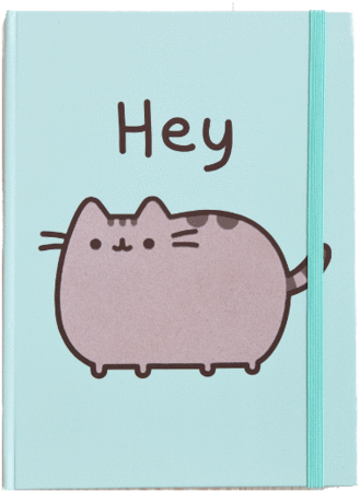 Gund Pusheen Journal Hey - Gund Pusheen Hey Journal - Green (360x480), Png Download