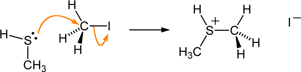 Sn2 Mesh Mei 2d A - Schmidt Reaction (1100x341), Png Download