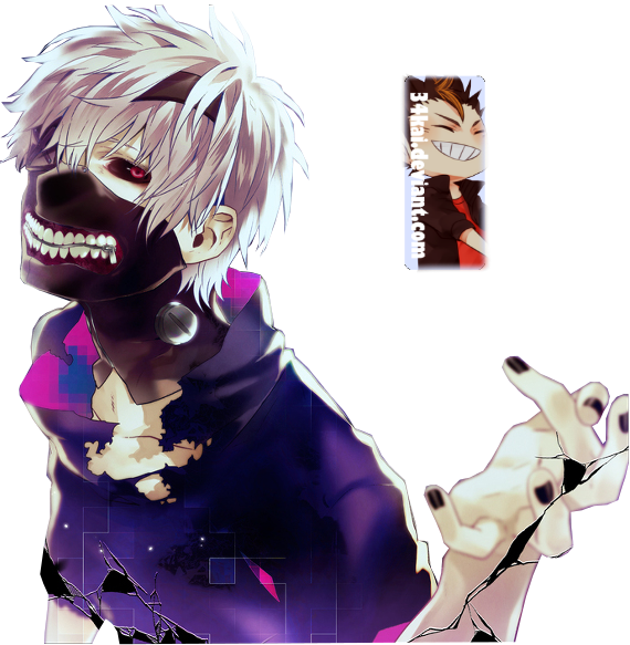 Kaneki Ken Png Transparent Image - Ken Kaneki 3 4 (570x583), Png Download