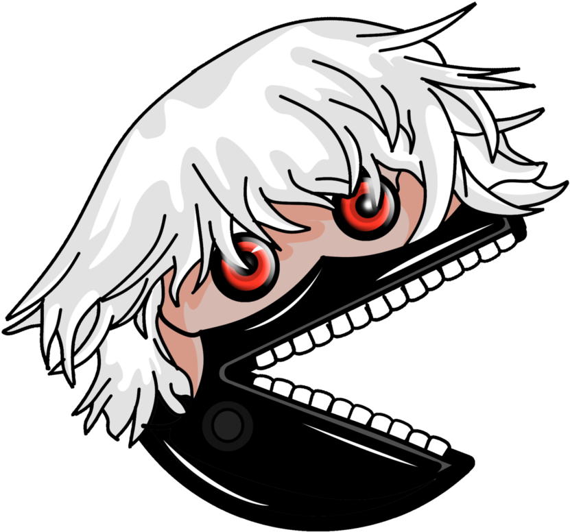 Kaneki Pacman - Pacman Kaneki (884x903), Png Download