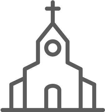 Church Icon-01 - Church Png (417x417), Png Download