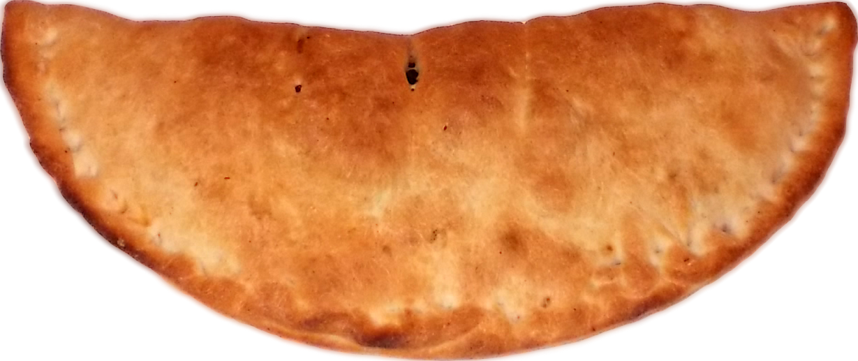 Calzones Cheese With 2 Toppings - Big E Pizza Calzone (1229x517), Png Download