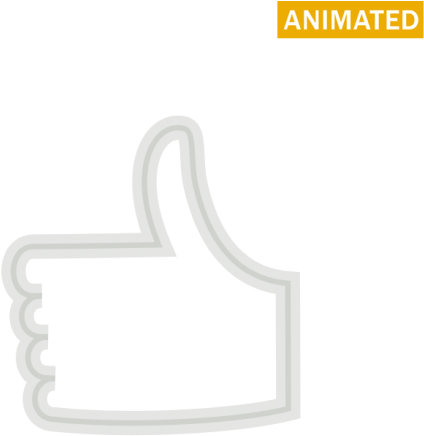 Thumbs Up Icon - Thumb Signal (548x548), Png Download