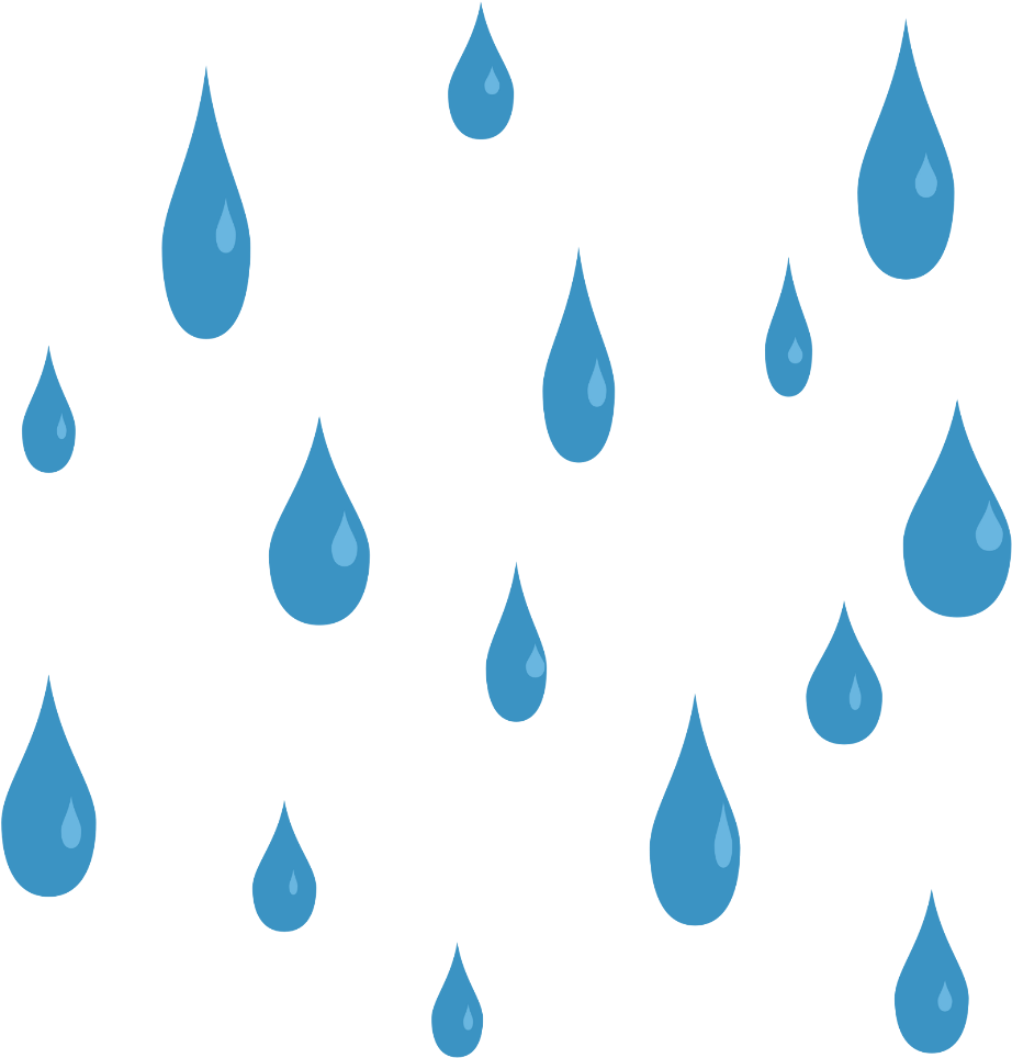 Dibujo Gotas De Lluvia (1024x1024), Png Download