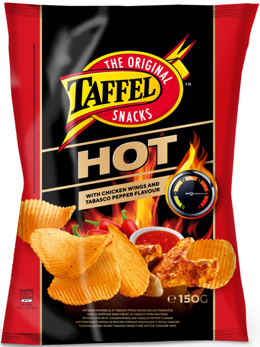 Taffel Chicken Wings Tabasco - Taffel Hot (517x689), Png Download