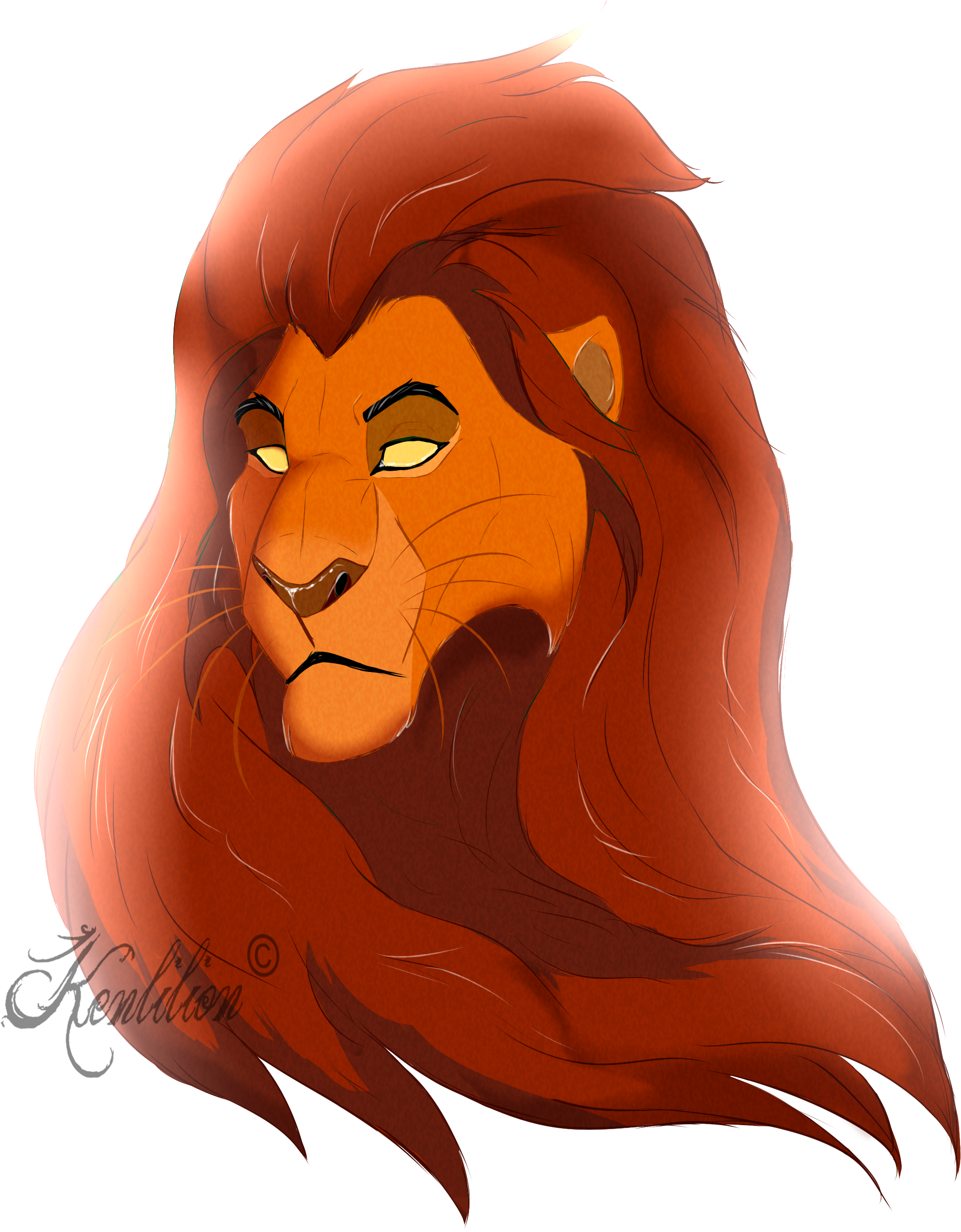 Mufasa Png Photo - Lion (3000x3000), Png Download