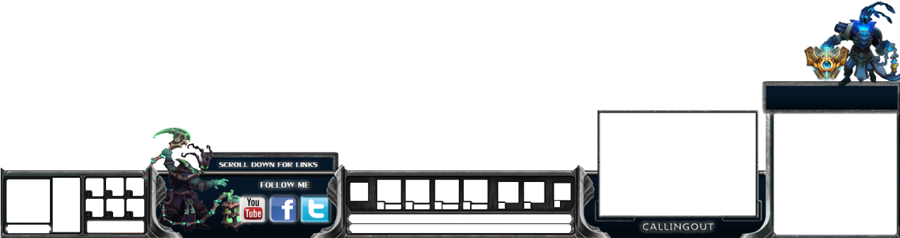 Custom Thresh League Of Legends Stream Overlay - League Of Legends Transparent Overlay (1280x720), Png Download