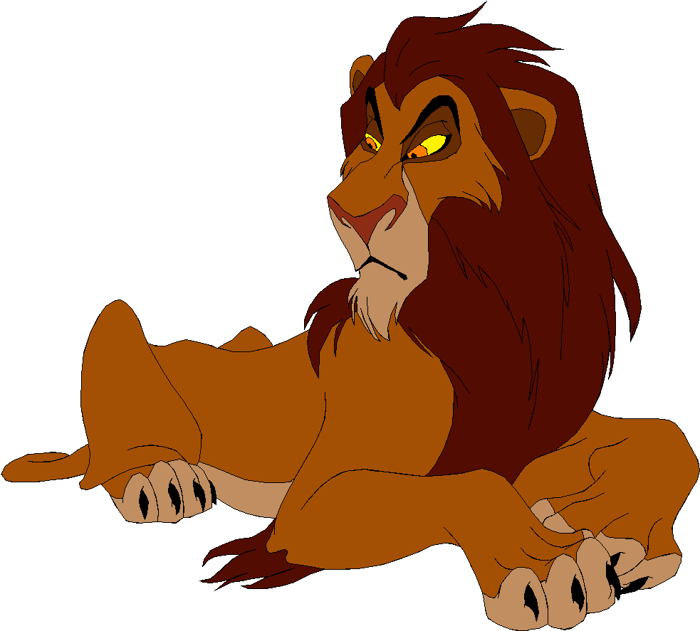 Mufasa Transparent Background - Scar Lion King Red (1196x996), Png Download
