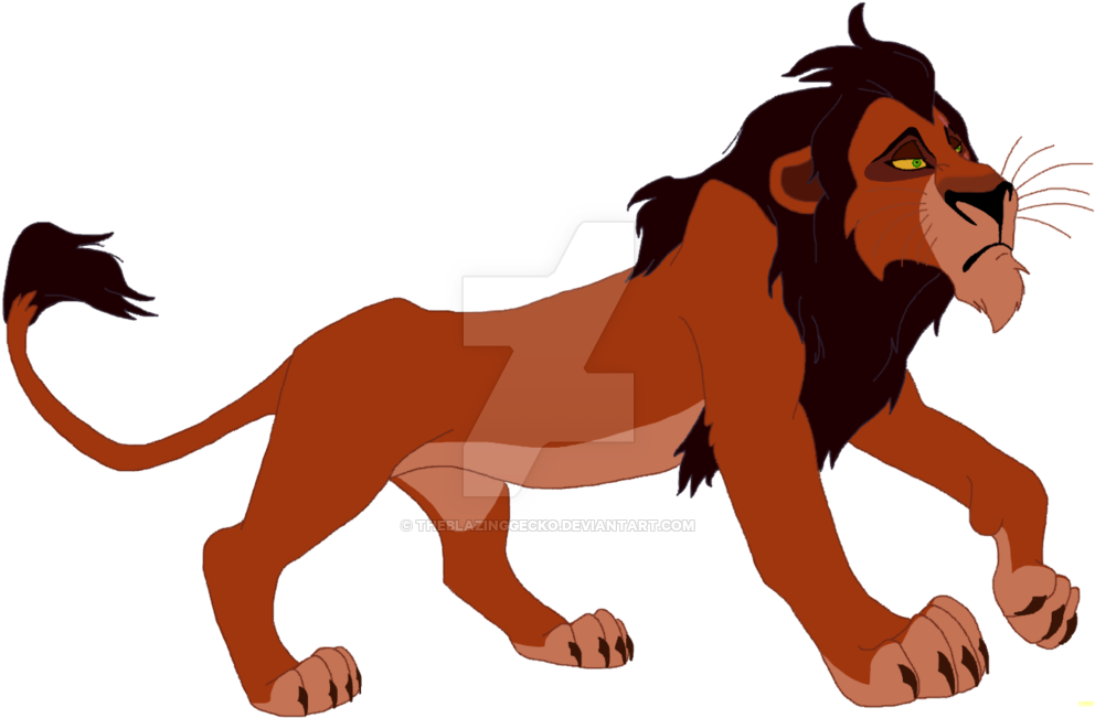 Jpg Transparent Download Mufasa Drawing Scar - Disney Clipart Scar (1024x689), Png Download