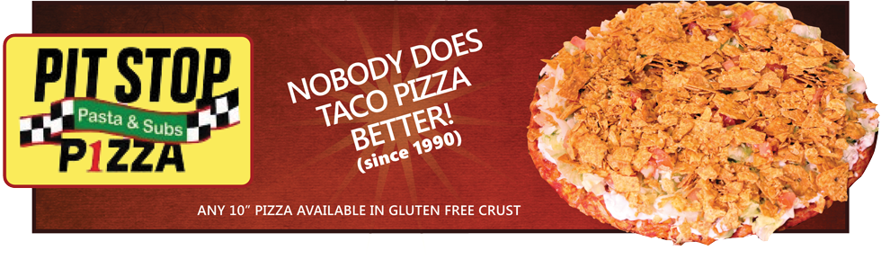 Calzones - Logo Pit Stop Pizza (980x288), Png Download