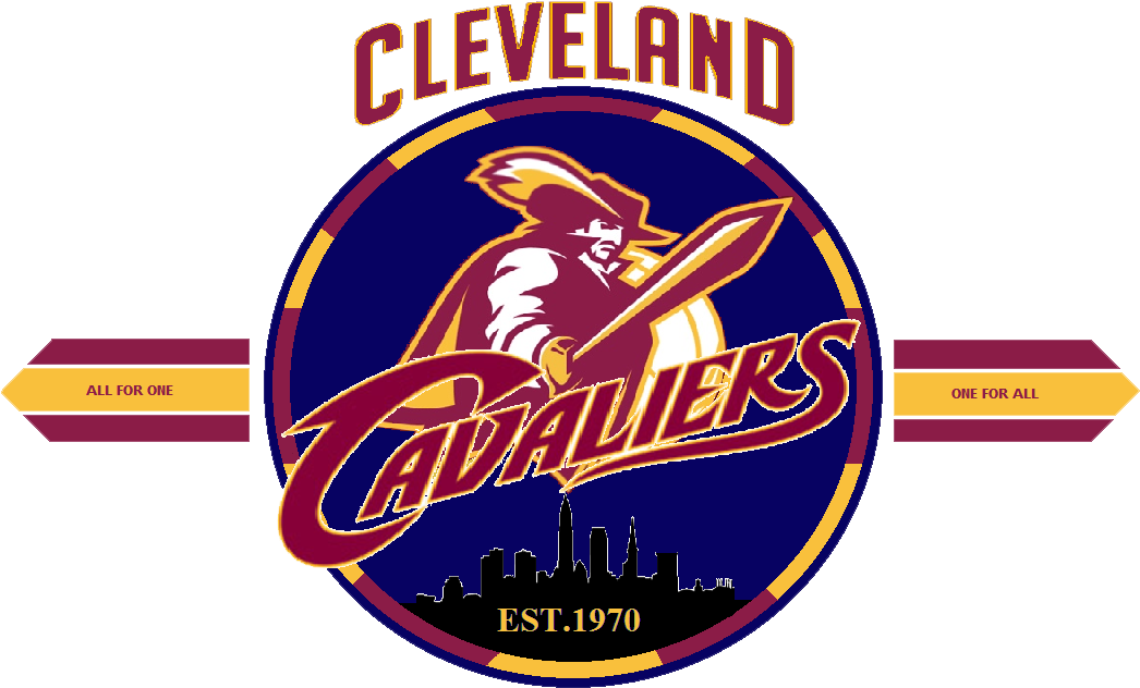 Cleveland Cavaliers Png Free Download - Cleveland Cavaliers Custom Logo (1024x731), Png Download