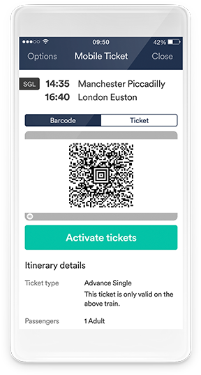 Mobile Ticket - Mobile Train Tickets (555x535), Png Download