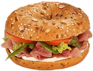Bagel Ham - Serrano Bagel (400x400), Png Download