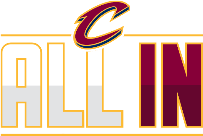 Cleveland Cavaliers Transparent Png - All In Cavs Logo (670x466), Png Download