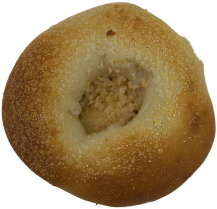 Bagel Biz Bialy - Bialy Bagel (800x732), Png Download