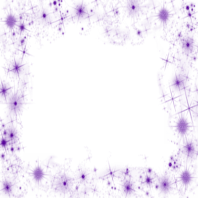 Purple Stars Dust Frame - Star Frame Png (400x400), Png Download