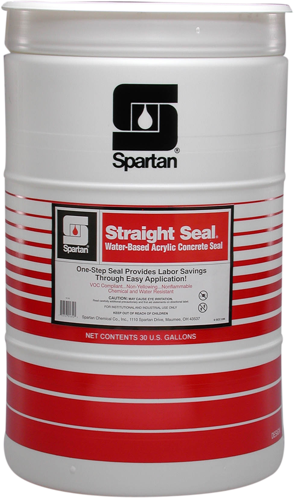 582030 Straight Seal - Spartan 3189-55 Caustic Cleaner Fp | 55 Gallon Drum (1350x1891), Png Download