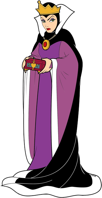 Evil Queen Png - Snow White Evil Queen Clipart (349x681), Png Download