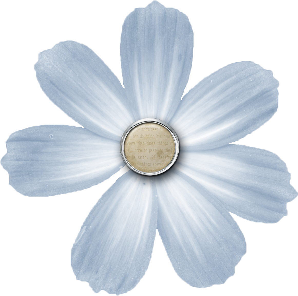 Brad Fl Blue Lt Ge - Free Png Scrapbook Elements (1200x1200), Png Download